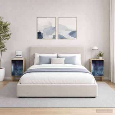 vidaXL Κομοδίνο RAALTE 2 τεμ. Sonoma Δρυς 36x33x60 εκ