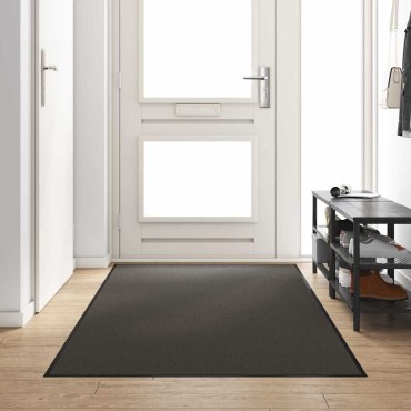 vidaXL Χαλάκι Εξώπορτας Ανθρακί και Μαύρο 120 x 300 cm 100% Πολυαμίδιο