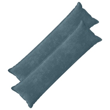 vidaXL Κάλυμμα Μαξιλαριού 2 τμχ. HOUTEN Μπλε 40 x 145 εκ.