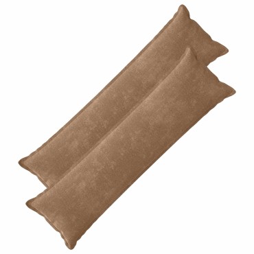 vidaXL Κάλυμμα Μαξιλαριού 2 τμχ. HOUTEN Καφέ 40 x 145 εκ.