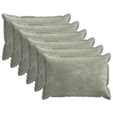 vidaXL Κάλυμμα Μαξιλαριού 6 τμχ. HOUTEN Πράσινο 40 x 60 cm