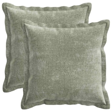 vidaXL Κάλυμμα Μαξιλαριού 2 τμχ. HOUTEN Πράσινο 50 x 50 cm