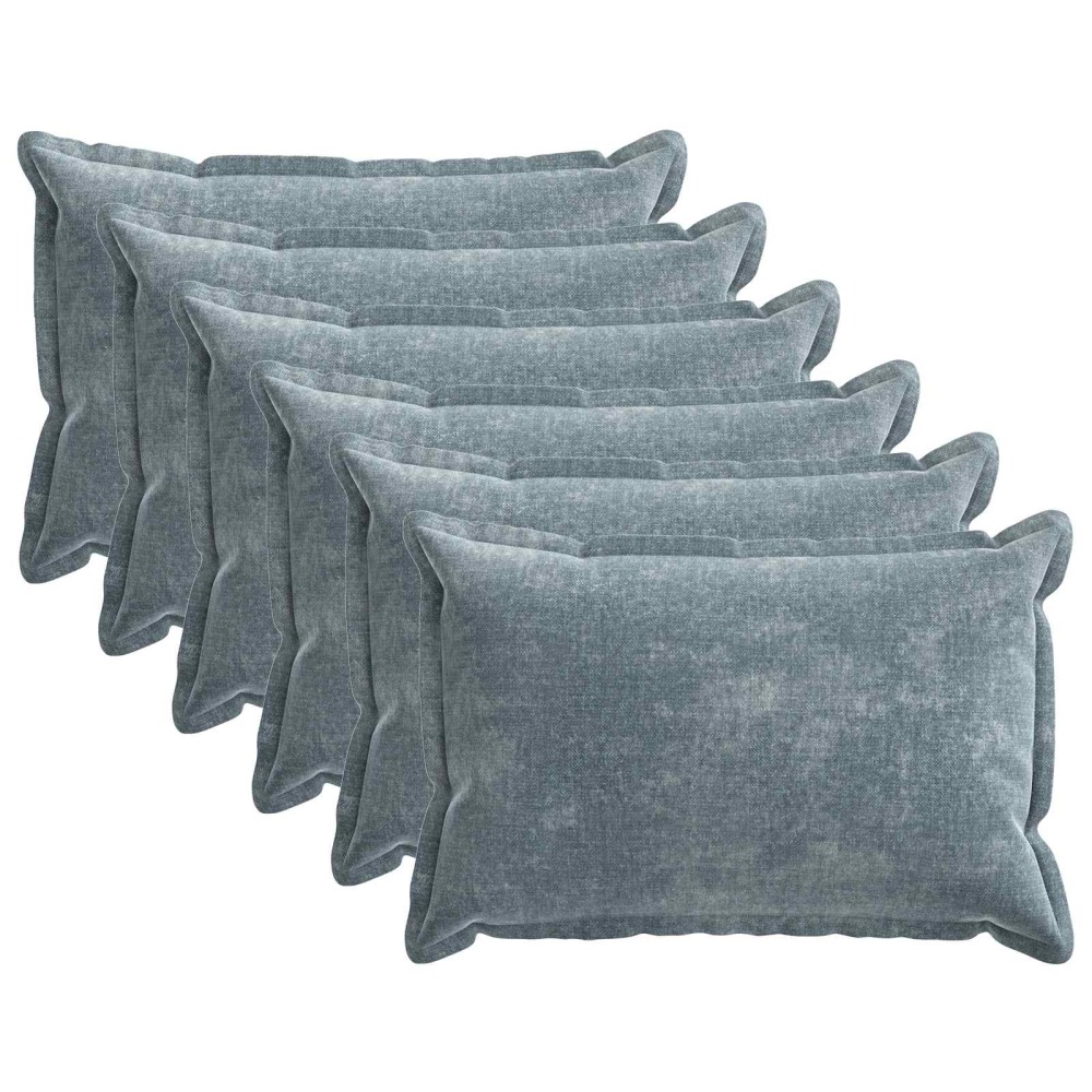 vidaXL Κάλυμμα Μαξιλαριού 6 τμχ. HOUTEN Γαλάζιο 50 x 75 cm