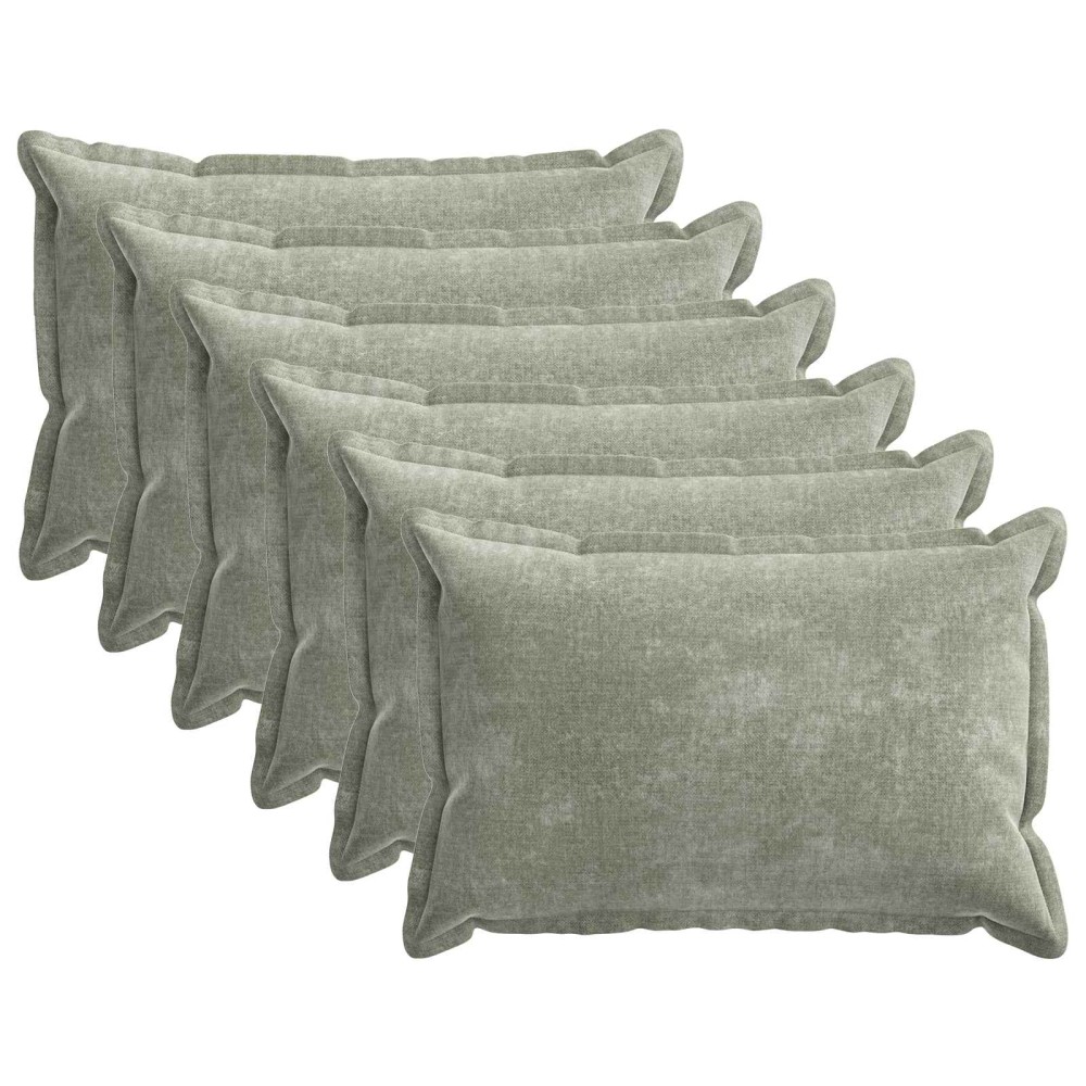 vidaXL Κάλυμμα Μαξιλαριού 6 τμχ. HOUTEN Πράσινο 50 x 80 cm