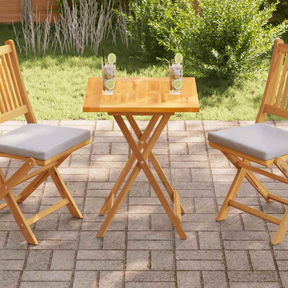 vidaXL Επιφάνεια Τραπεζιού 60x60x2,5cm Μασίφ Ξύλο Teak 1 τεμ.