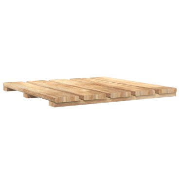 vidaXL Πλάκα Κατασκευής 6 τμχ. Καφέ 50 x 50 cm Πεύκο Καφέ Εγχύσεως