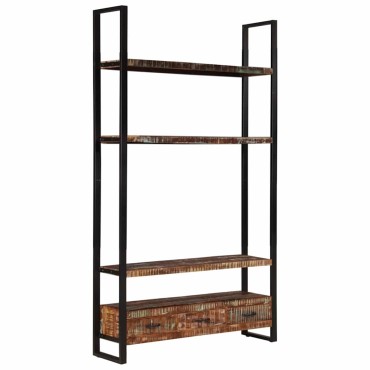 vidaXL Ραφιέρα 118x30x200cm από Μασίφ Ανακυκλωμένο Ξύλο 1 τεμ.