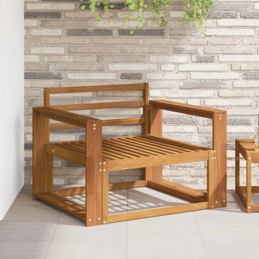 vidaXL Κάθισμα 2 τεμ. Φυσικό 78x10x61cm Στερεό Ξύλο Ακακίας