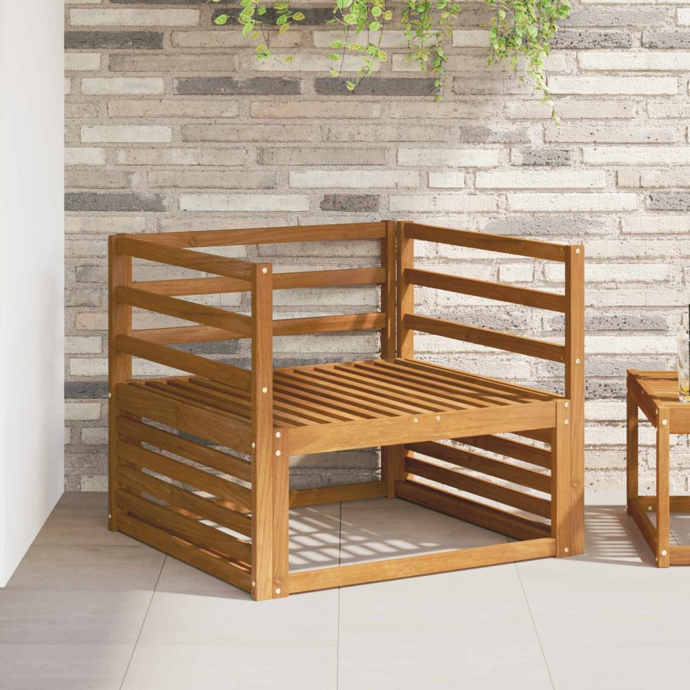 vidaXL Κάθισμα 2 τεμ. Φυσικό 79x4x73cm Στερεό Ξύλο Ακακίας