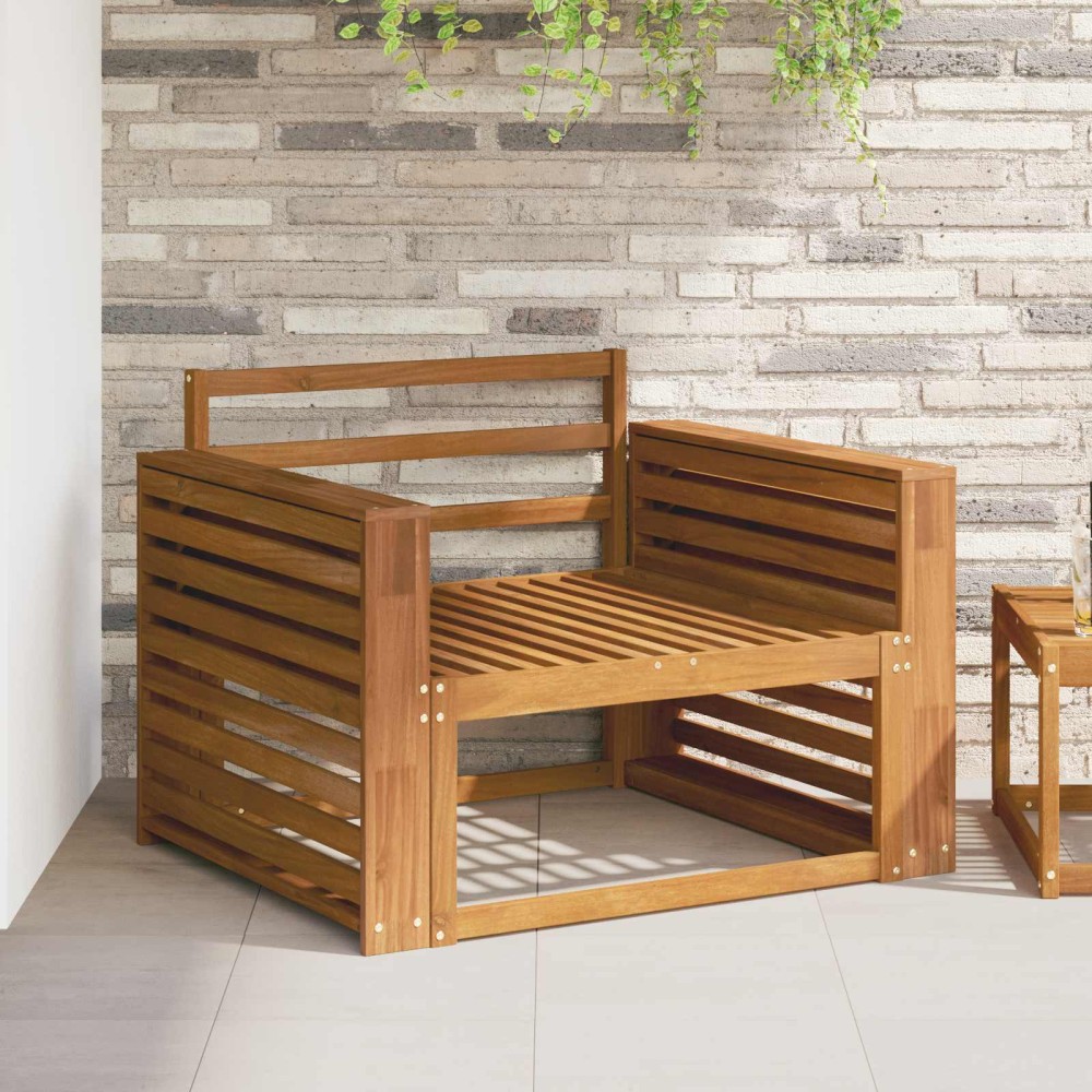 vidaXL Κάθισμα 2 τεμ. Φυσικό 78,5x10x61cm Στερεό Ξύλο Ακακίας