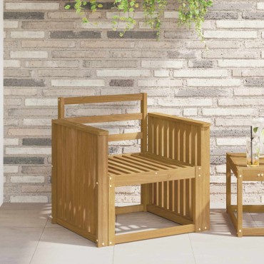 vidaXL Μονάδα μπράτσων 2 τεμ. Λευκό 60x6x61cm Στερεό Ξύλο Ακακίας