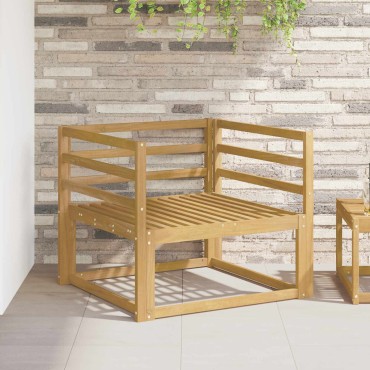 vidaXL Μονάδα μπράτσων 2 τεμ. Λευκό 79x4x73cm Στερεό Ξύλο Ακακίας