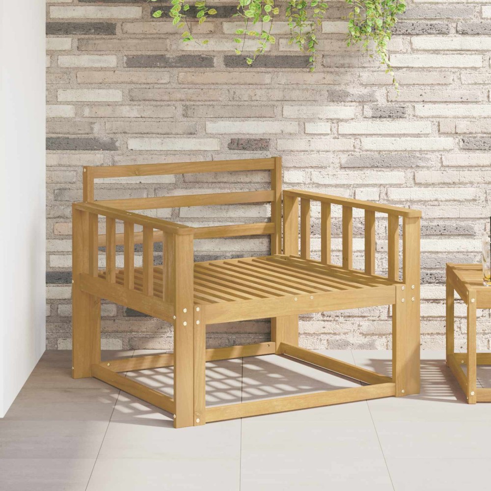 vidaXL Μ.Module Χεριών 2 τεμ. Λευκό 80x6x61cm Στερεό Ξύλο Ακακίας