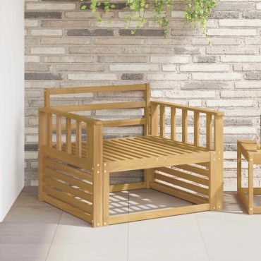 vidaXL Μονάδα μπράτσων 2 τεμ. Λευκό 80x6x61cm Στερεό Ξύλο Ακακίας
