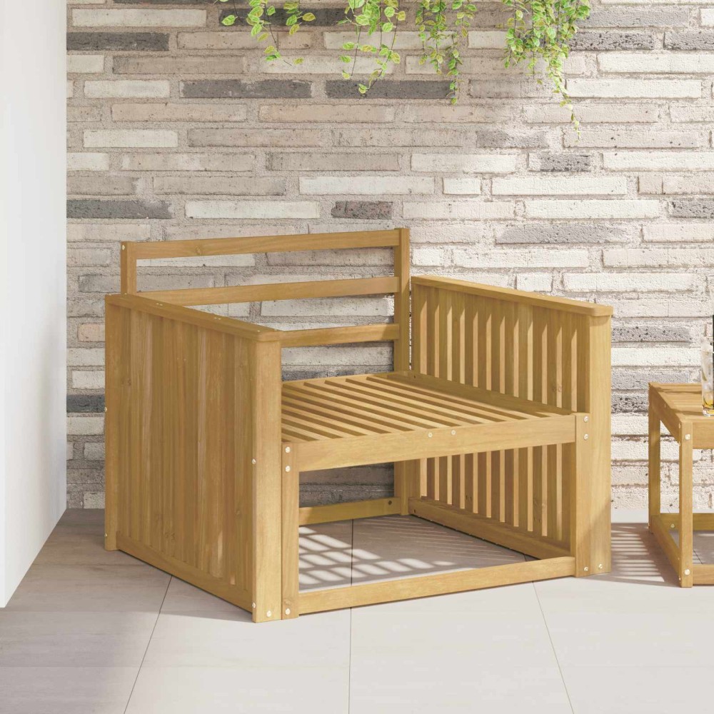 vidaXL Μονάδα μπράτσων 2 τεμ. Λευκό 80x6x61cm Στερεό Ξύλο Ακακίας
