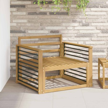 vidaXL Μονάδα μπράτσων 2 τεμ. Λευκό 80x6x61cm Στερεό Ξύλο Ακακίας