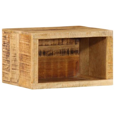 vidaXL Κομοδίνο Καφέ 40x30x25cm Στερεό ξύλο μάνγκο 1 τεμ.