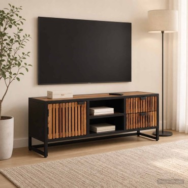 vidaXL Ντουλάπι TV με συρτάρι με αποθήκευση με πόρτα 105x30x40cm 1 τεμ.