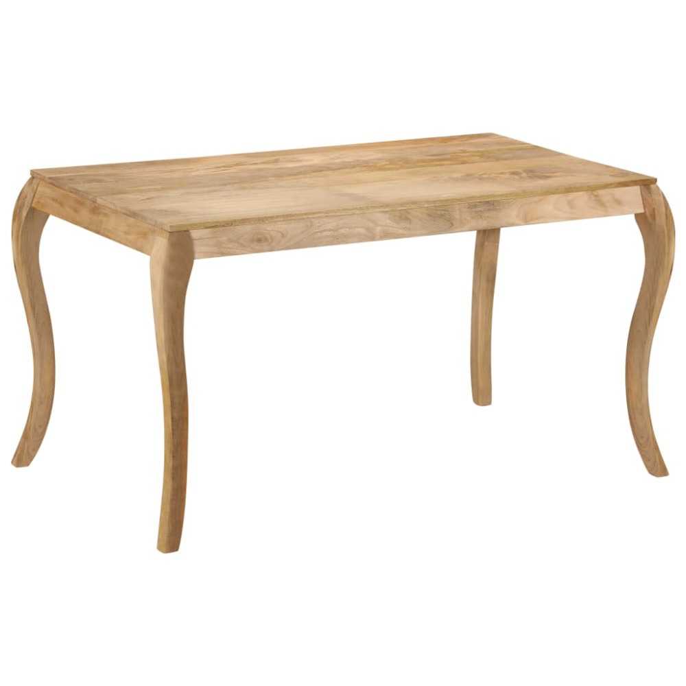 vidaXL Τραπεζαρία 135x75x76cm από Μασίφ Ξύλο Μάνγκο 1 τεμ.