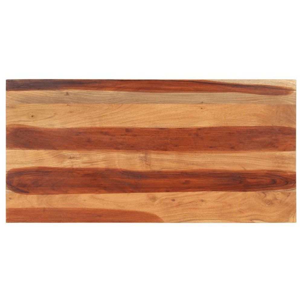 vidaXL Επιφάνεια Τραπεζιού 120x60x(2,5-2,7)cm Μασίφ Ξύλο Ακακίας 1 τεμ.