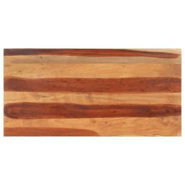 vidaXL Επιφάνεια Τραπεζιού 120x60x(2,5-2,7)cm Μασίφ Ξύλο Ακακίας 1 τεμ.