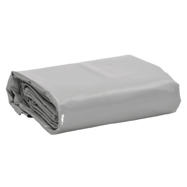vidaXL Τέντα 650g / m² Γκρι 3,5 x 5 m Καμβάς με επικάλυψη PVC