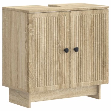 vidaXL Ντουλάπα Νιπτήρα Mπάνιου EDE Sonoma Δρυς 59,5x31,5x59cm