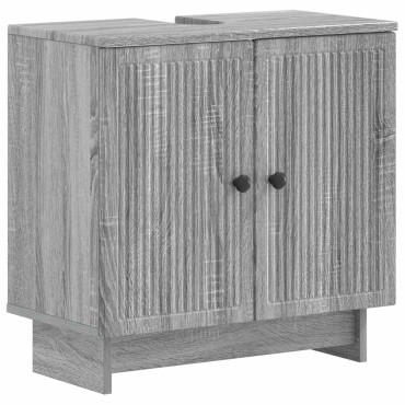 vidaXL Ντουλάπα Νιπτήρα Mπάνιου EDE Γκρι Sonoma 59,5x31,5x59cm