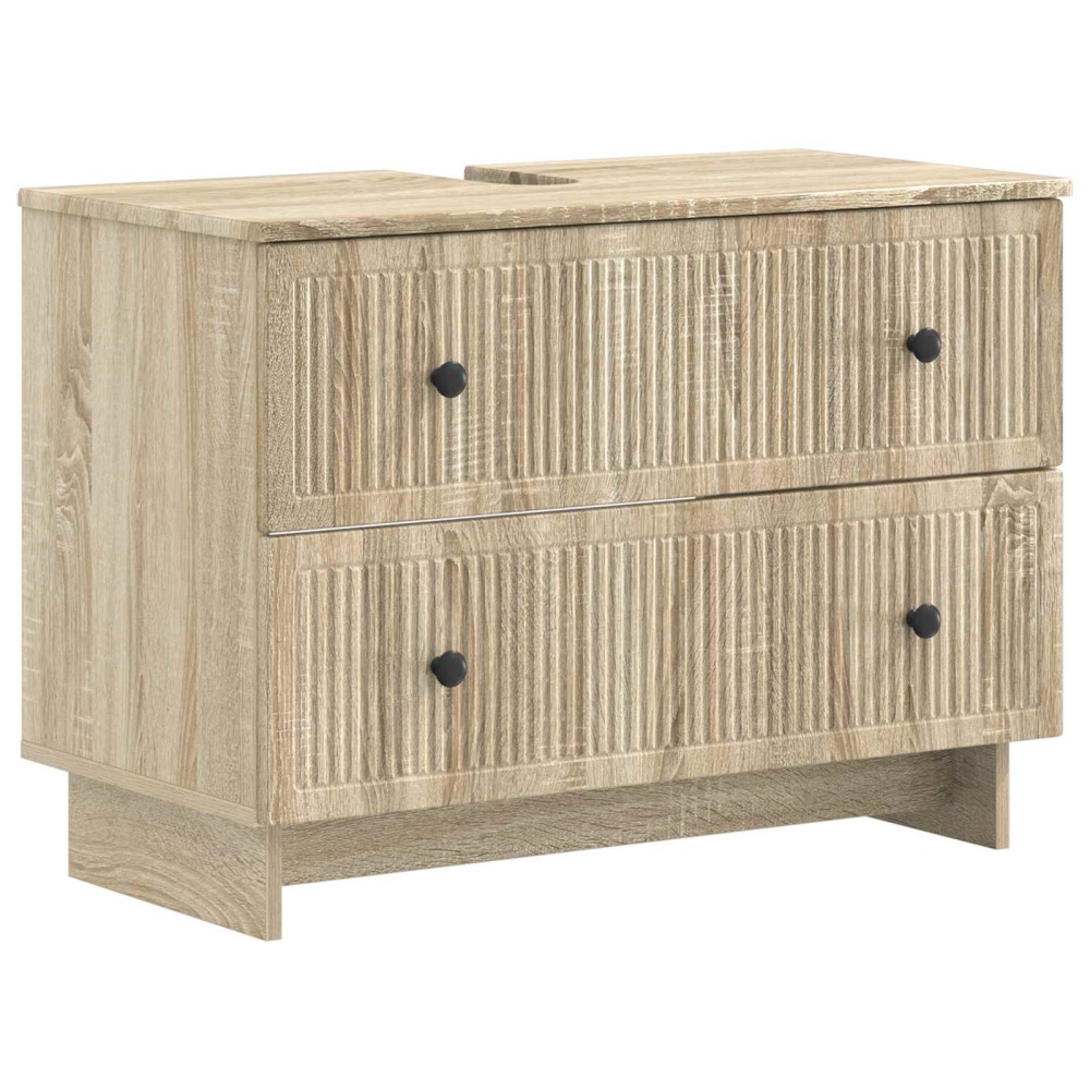 vidaXL Ντουλάπα Νιπτήρα Mπάνιου EDE Sonoma Δρυς 82x41x59 εκ