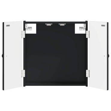 vidaXL Ντουλάπα Πινάκων Βελών EDE Μαύρο 52,5 x 10,5 x 53,5 εκ.