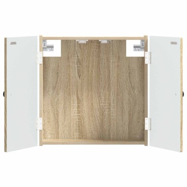 vidaXL Ντουλάπα Πινάκων Βελών EDE Sonoma Δρυς 52,5 x 10,5 x 53,5 εκ.