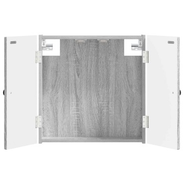 vidaXL Ντουλάπα Πινάκων Βελών EDE Γκρι Sonoma 52,5 x 10,5 x 53,5 εκ.
