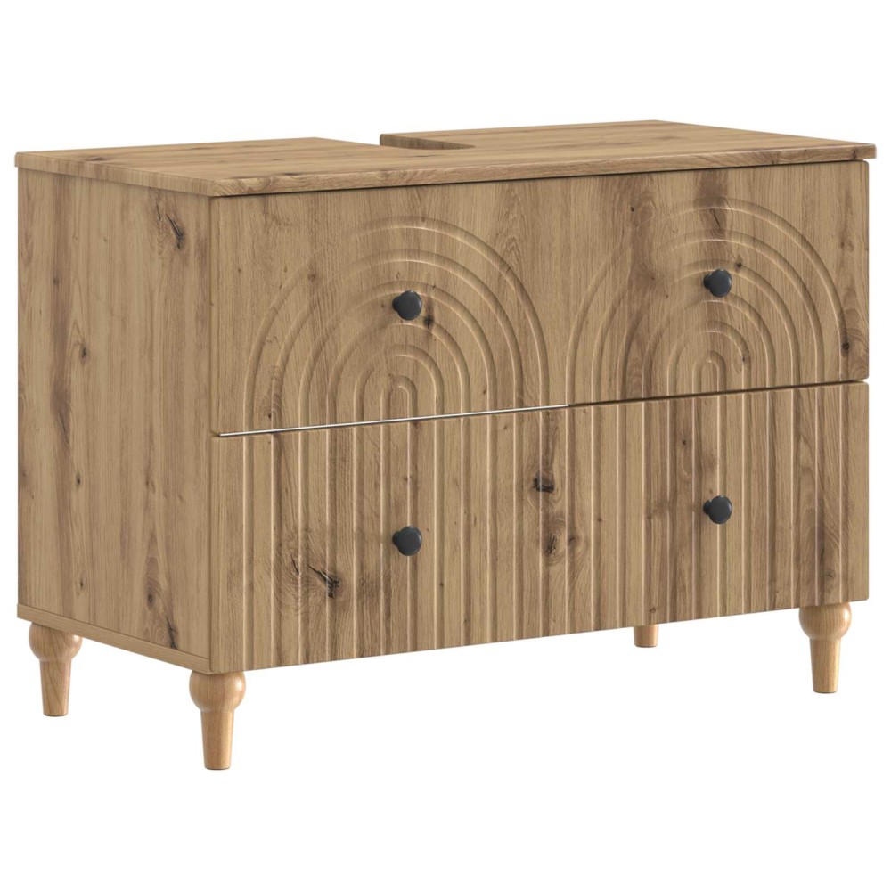 vidaXL Ντουλάπα Νιπτήρα Mπάνιου ALKMAAR Artisan Δρυς 82x41x59 εκ