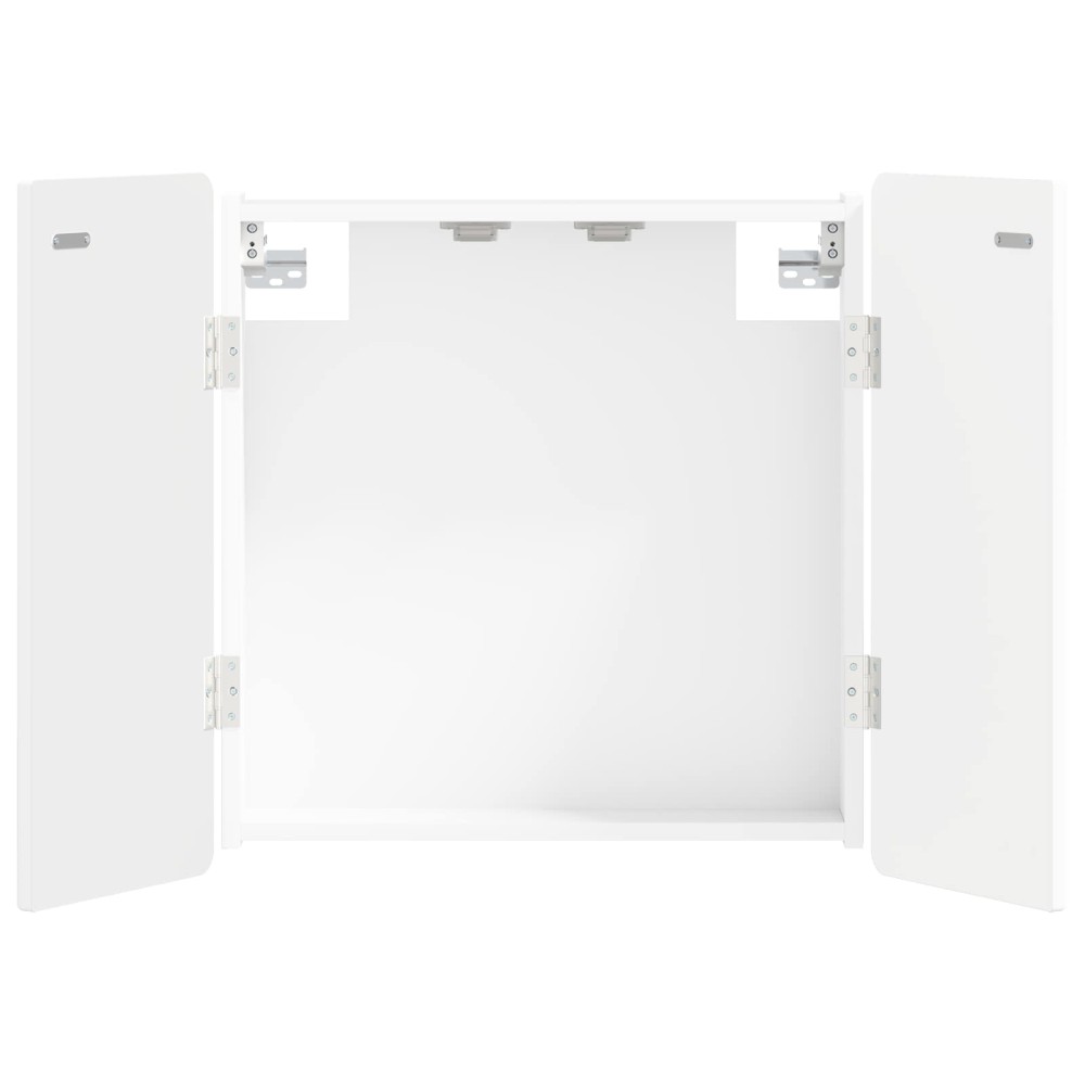 vidaXL Ντουλάπα Πινάκων Βελών ZWOLLE Λευκό 52,5 x 10,5 x 57,5 εκ