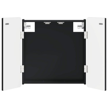 vidaXL Ντουλάπα Πινάκων Βελών ZWOLLE Μαύρο 52,5 x 10,5 x 57,5 εκ