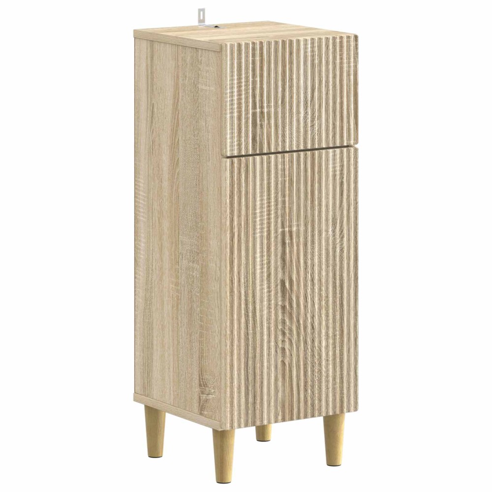 vidaXL Ντουλάπι Αποθήκευσης Μπάνιου ARNHEM Sonoma Δρυς 30x31x80cm 1 τεμ.