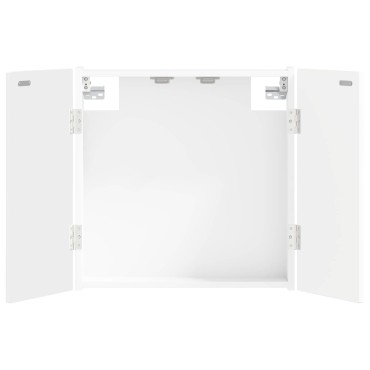 vidaXL Ντουλάπα Πινάκων Βελών ARNHEM Λευκό 52,5 x 10,5 x 53,5 εκ.