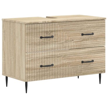 vidaXL Ντουλάπα Νιπτήρα Mπάνιου HAARLEM Sonoma Δρυς 82x41x58,5 εκ