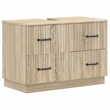 vidaXL Ντουλάπα Νιπτήρα Mπάνιου HOORN Sonoma Δρυς 82x41x56cm