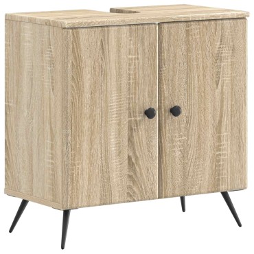 vidaXL Ντουλάπα Νιπτήρα Mπάνιου BREDA Sonoma Δρυς 59,5x31,5x59cm