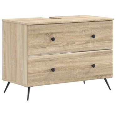 vidaXL Ντουλάπα Νιπτήρα Mπάνιου BREDA Sonoma Δρυς 82x41x59 εκ