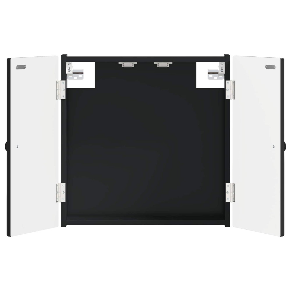 vidaXL Ντουλάπα Πινάκων Βελών BREDA Μαύρο 52,5 x 10,5 x 53,5 εκ.