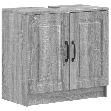 vidaXL Ντουλάπα Νιπτήρα Mπάνιου UTRECHT Γκρι Sonoma 59.5x31.5x56cm