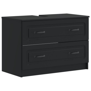 vidaXL Ντουλάπα Νιπτήρα Mπάνιου UTRECHT Μαύρο 82x41x56cm