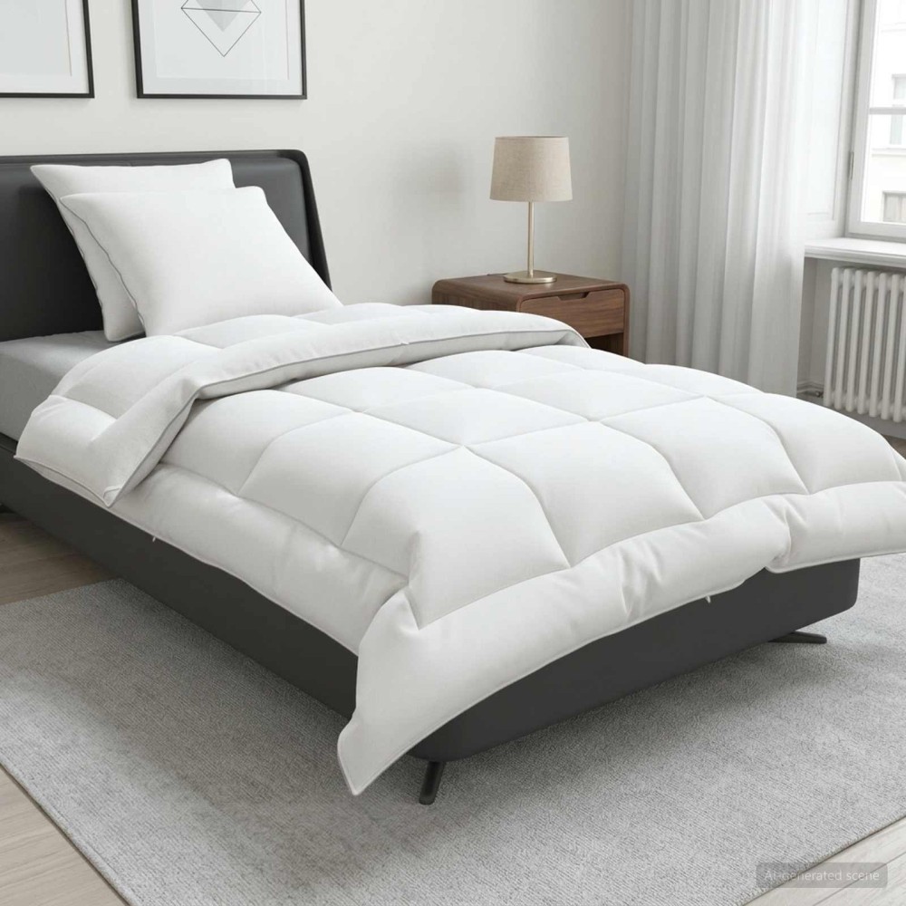 vidaXL Σέτ Παπλώματος και Μαξιλαριού 3 τμχ. 155x220 εκ Χειμώνας Μαλλί