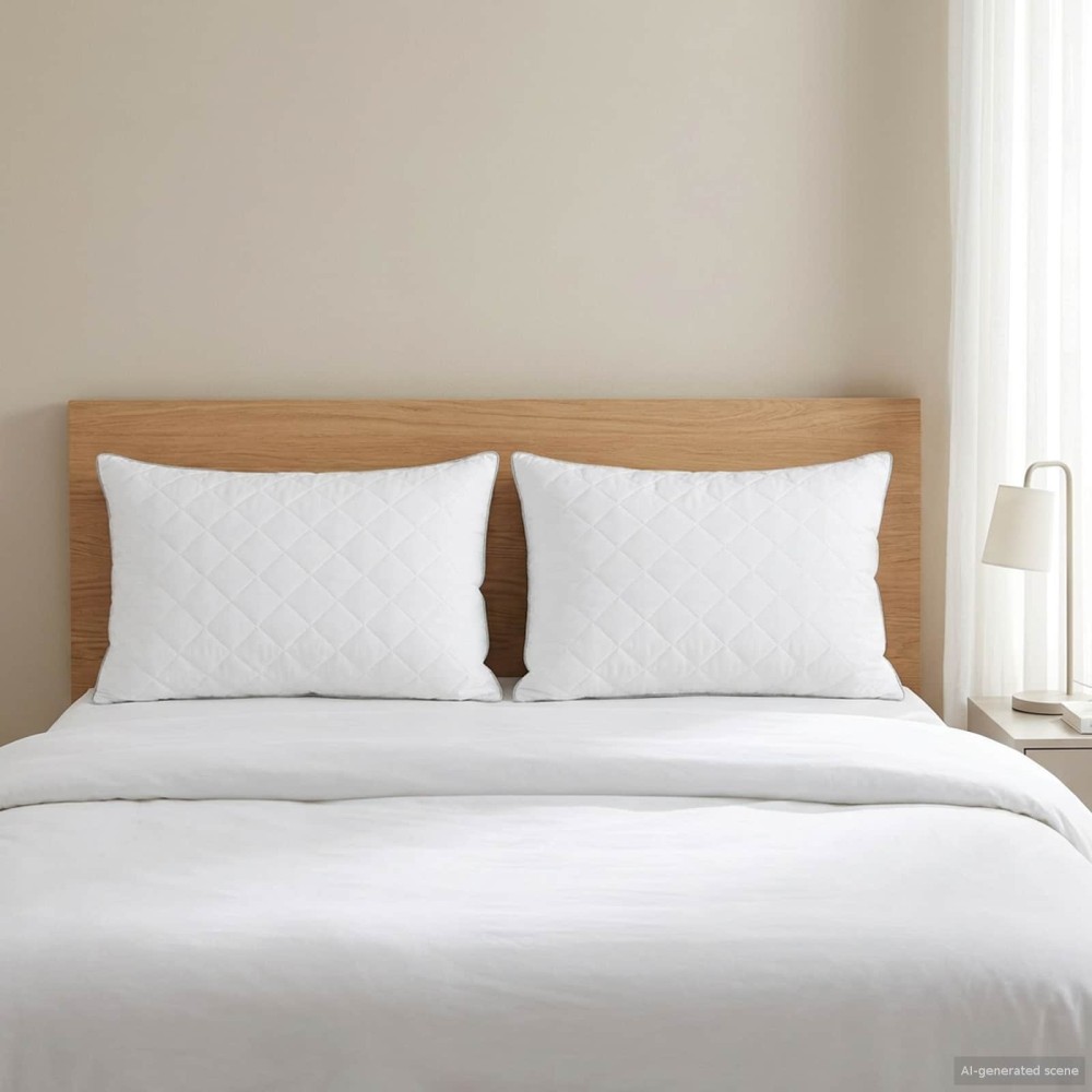 vidaXL Μαξιλάρι FULDA 2 τμχ. 40 x 80 cm 100% Πούπουλο και φτερό χήνας