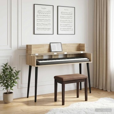 vidaXL Γραφείο Στούντιο Sonoma Δρυς 152 x 40 x 19,5 εκ.