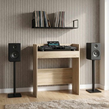 vidaXL Πίνακας DJ Sonoma Δρυς 102x45x102cm Επεξεργασμένο Ξύλο 1 τεμ.