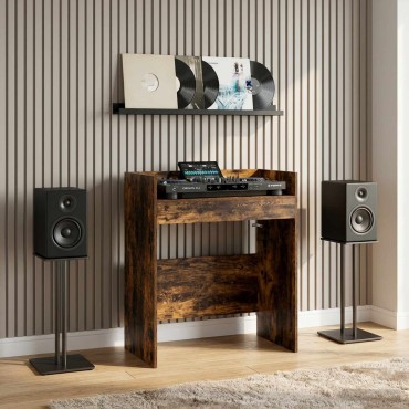 vidaXL Πίνακας DJ Καπνισμένο Ξύλο Δρυός 62x45x102cm 1 τεμ.