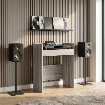 vidaXL Πίνακας DJ Γκρι Sonoma 62x45x102cm Επεξεργασμένο Ξύλο 1 τεμ.